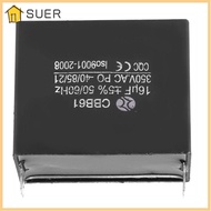 SUER CBB61 Capacitor, CBB61 350V AC Generator Capacitor, Electrical Component 50/60Hz 16uF -40/85/21