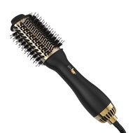 high-quality LISAPRO Elegant Black Golden Hot Air Brush 2.0 One Step Hair Dryer Brush and Styler Vo