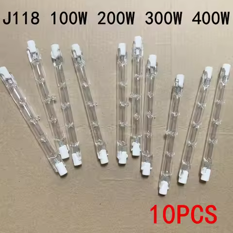 5/10PCS J118 LED Glass Tube COB Light Bulb R7S High Power Corn Lamp 100W 200W 300W 400W - Halogen Li