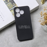 Case for Itel Villaon V50S Itel Villaon V40S Macaron Square Black / Case Square Edge Itel Villaon V5