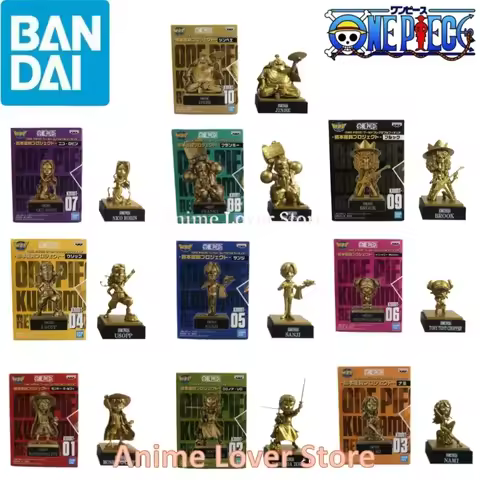 Bandai Original One Piece WCF Kumamoto Revival Plan Luffy Zoro Sanji Nami Usopp Robin Jinbe Chopper 