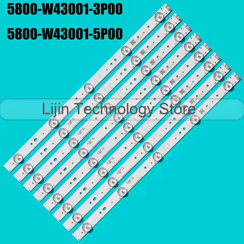 LED BackLight Strip For 43E3000 43E3500 43E6000 43E6500 43E600E E465853 42LES66 43LES70T2 IH43E30 TQ