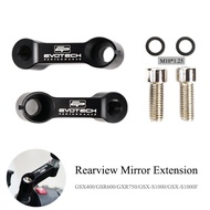 Motorcycle Rearview Mirror Extension Riser Extend Adapter For Suzuki GSX400 GSR600 GXR750 GSX-S1000 