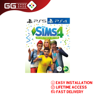 The Sims 4 Deluxe Party Edition Full Game (PS4 & PS5) Digital Download Activated