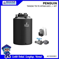 [FREE ONGKIR]: TANGKI TANDON TOREN AIR WATER TANK SET PENGUIN TB 70 650 LITER HITAM