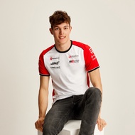 Haas F1 team top｜2025 new men's racing T-shirt｜Breathable quick-drying sweatshirt｜Ferrari, Red Bull 