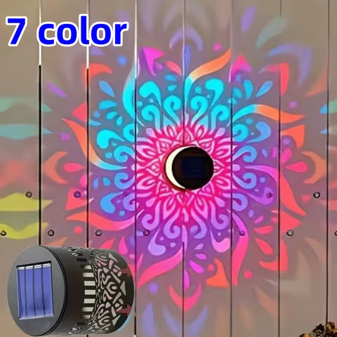 7color Solar Datura Lights Garden Decoration Christmas Halloween Party Courtyard Decoration Solar Ga