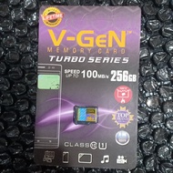Vgen 256gb Micro Sd V-Gen 256gb Class 10 Turbo Memory Card