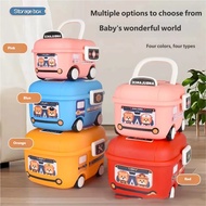 Toy Storage Box Cartoon Car Storage Box Children's Toy Storage Box Snack Storage Bucket Souvenir Sto