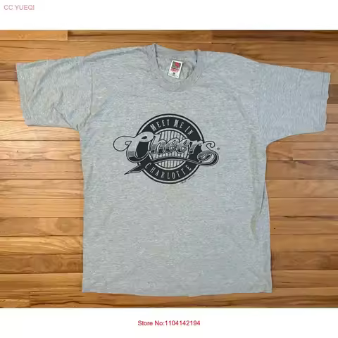 Vintage 90s Meet Me In Cheers Bar TV Show Gray T Shirt Men s Size XL vintage Washed Unisex Casual Br