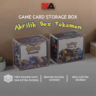 Acrylic Box Pokemon TCG Booster Box & ETB Protector Case Magnetic | Acrylic Display Case Pokemon Pro