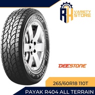 DEESTONE THAILAND 265/60R18 110T PAYAK R404 ALL TERRAIN TIRE