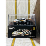 HOT WHEELS ELITE 1:43 FERRARI 458 GT2 FARNBACHER RACINGITALIA