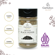 GARLICKYS Lada Hitam Merica Bubuk / Black Pepper Powder Premium Quality Bumbu Dapur Ladaku