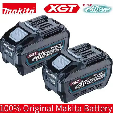 Makita 40V Max 5.0Ah Battery BL4050F for Makita Power Tools XGT HS004G TD001G TW001G HR001G DF001G G