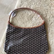 全新goyard hobo 黑棕色