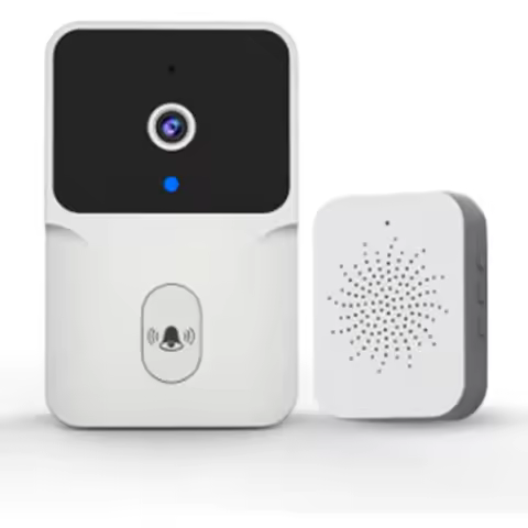 Wifi Doorbell Home Tuya Wifi Wireless Doorbell DC AC Battery Powered Camera Bell With Alexa Google D