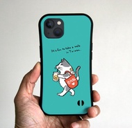台灣 Walking Cat 薄荷綠 iPhone 手機殼