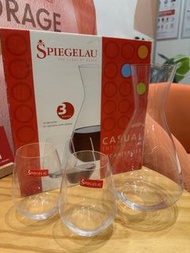 [盒裝] SPIEGELAU 醒酒器+無腳酒杯套裝 Decanter + Stemless Glasses Set