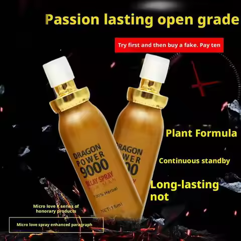 60 Minutes Dragon Power 9000 Delay Spray Iconic Delay Ejection Spray - Climax Control Spray Men Non-