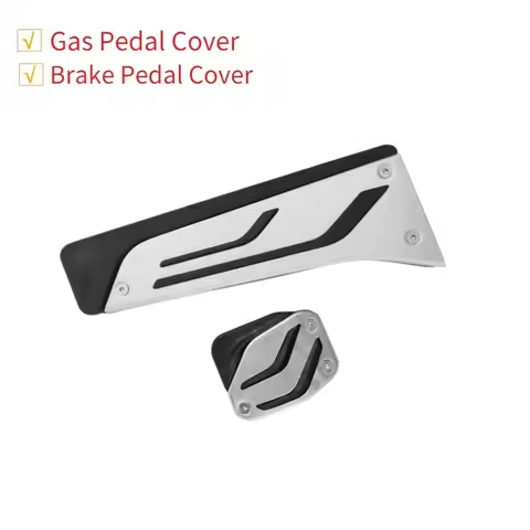 2PCS For BMW M2 M3 M4 M5 M6 i3 i8 Car Gas Brake Pedal Accelerator Cover Accessories Gas Pedal Cover 
