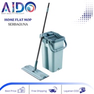 Practical Mop Super Auto Magic Mop Flat Microfiber with Bucket Practical Mop