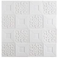 PROMO!! Wallpaper 3D Foam Sticker wallfoam Motif Batik uk 70x70cm