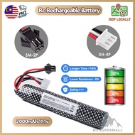 COD 11.1V 4 Pin Lithium Battery 7.4V SM-3 Pin RC Rechargeable Battery USB Charger For Electric Toy