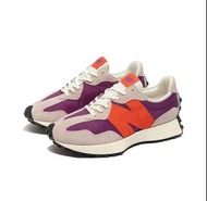 🌹New Balance🌹 NB 327系列 防滑耐磨設計 低幫休閒跑步鞋 男仔女仔款 紫橘色MS327ZS1
