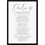 Psalm 91 Bible Verse Wall Art Print Psalm Poster Christian Poster