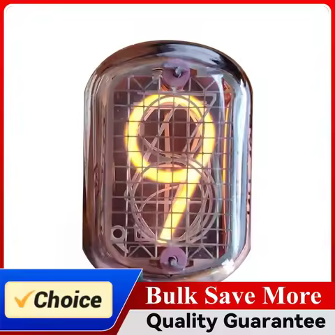 1Pcs IN-12 IN12 Glow Tube with Decimal Point Nixie Tubes Glow Tubes Symbol Tube for Glow Clock Nixie