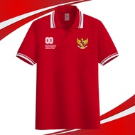 MERAH T-shirt Men'sPOLO for the Republic of Indonesia 80 T-shirt/ August 17, 2025 Red and white Indo