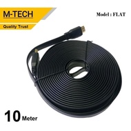Mtech 10 Meter Flat HDMI Cable 10 Meter Male to Male Flat HDMI Cable/