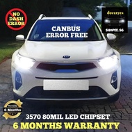 Kia Stonic / Kia Sportage💡6500k White LED Headlight / Fog light Bulb ⭐Error Free - 9006 9005 H7 H8 H