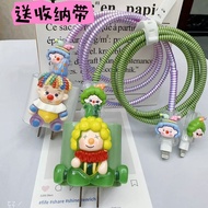 Cute Clown 1 SET 67w Xiaomi/REDMI/Poco 67WATT / 4 IN 1 Case Xiaomi Charger Protective Cover For XIAO