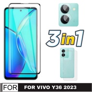 3 INC PACKAGE 1 Tempered Glass VIVO Y36 4G / VIVO Y36 5G Screen Protector Anti-Scratch