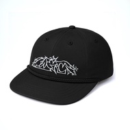 RELLIAGRACES - AZULA BLACK || ROPE HAT || SKENA HAT || 6-PANEL HAT || SIX PANEL HAT || SIXPANEL 6PAN