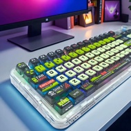 Doomsday Hengkong PBT+PC Personalized Light-transmitting Mechanical Keyboard Keycap ATK68wooting Nig
