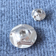 Bộ ốc mâm lửa ốc mâm đề INOX gắn các loại xe SIRIUS JUPITER và các xe YAMA (kiểu phi tiêu)