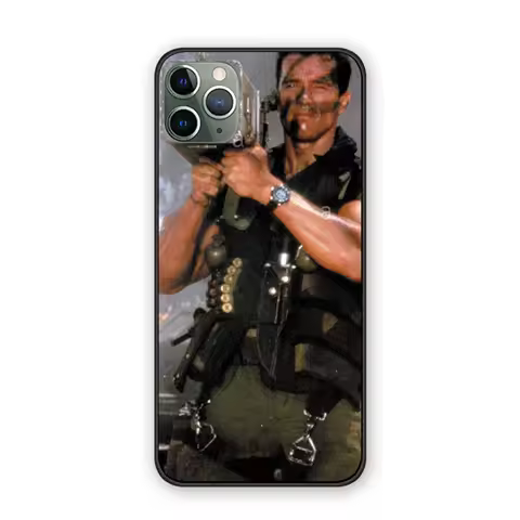 for iPhone 14 15 Pro 13 Plus 12 Mini 11 Pro Max X XS XR SE7 8 6 6s Plus Phone Cover Arnold-Schwarzen