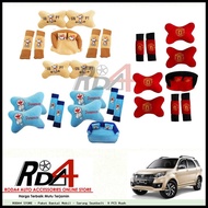 Car Pillow Package - 9 PCS Rush Seatbelt Covers