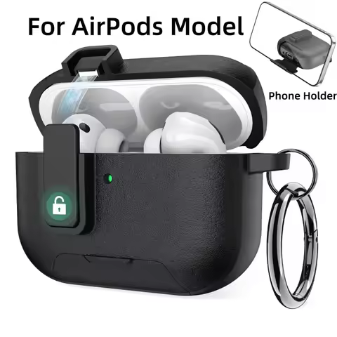 2026 New For AirPods Case Pro Pro 2 Pro 3 Case Magnetic Lock Lid AirPod 4 Case Shockproof Protective