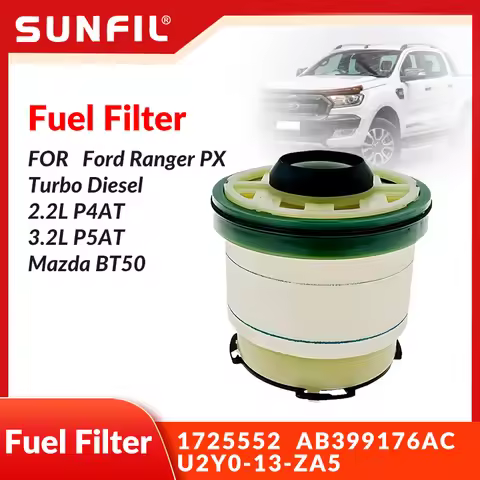 1725552 AB399176AC U2Y0-13-ZA5 Fuel Filter For Ford Ranger PX Turbo Diesel 2.2L P4AT 3.2L P5AT Mazda