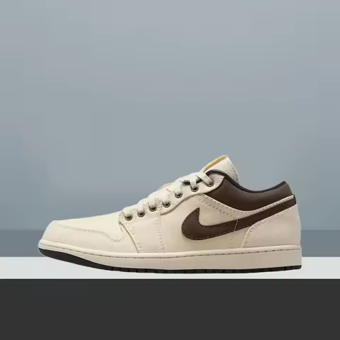 Nike Air Jordan 1 Low Unisex Classic Casual Shoes, Cushioned Comfort Lightweight Support for Everyda