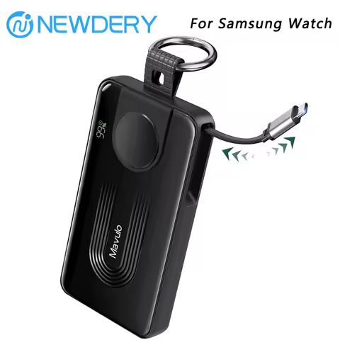 10000mAh Power Bank Portable Charger for Samsung Galaxy Watch and iPhone,Samsung Built in Type C Cab
