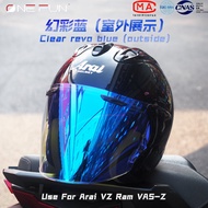 ฟิล์มกันหมอกสำหรับแว่นกันลมครึ่งใบ Arai VZ RAM ชั้นสูง ชิ้นส่วนอุปกรณ์ป้องกันสำหรับมอเตอร์ไซค์ แว่นก