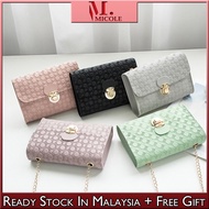Ready Stock  MICOLE SB2395 Korean Shoulder Bag Handbag Women Sling Bag Tote Bag Beg +