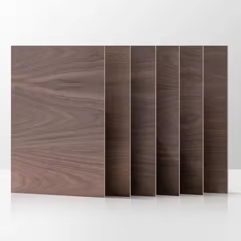 6-Pack 1/8" Walnut Plywood Sheets 12 x 16 x 1/8 Inch - 3mm Laser Wood Sheets for Laser Cutting Engra