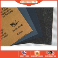 Sanding Paper Pack- P400, P600, P800, P1000, P1500 (each 1 piece, total 5 pieces)