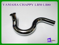 #คอท่อไอเสีย CHAPPY-CHIPPY เหล็กชุบโครเมี่ยม // YAMAHA CHAPPY LB50 LB80 Exhaust Connecting Pipe Chro